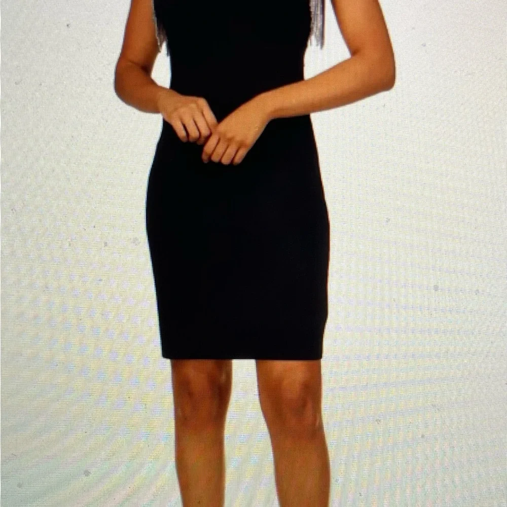 Michael Kors Black Dress‎ with Rhinestones